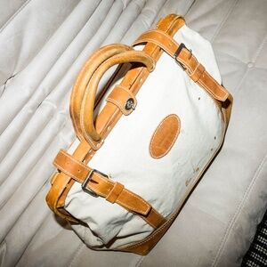 Super Rare True Vintage J. Peterman Co Travel Doctor Canvas Leather Tool Bag USA